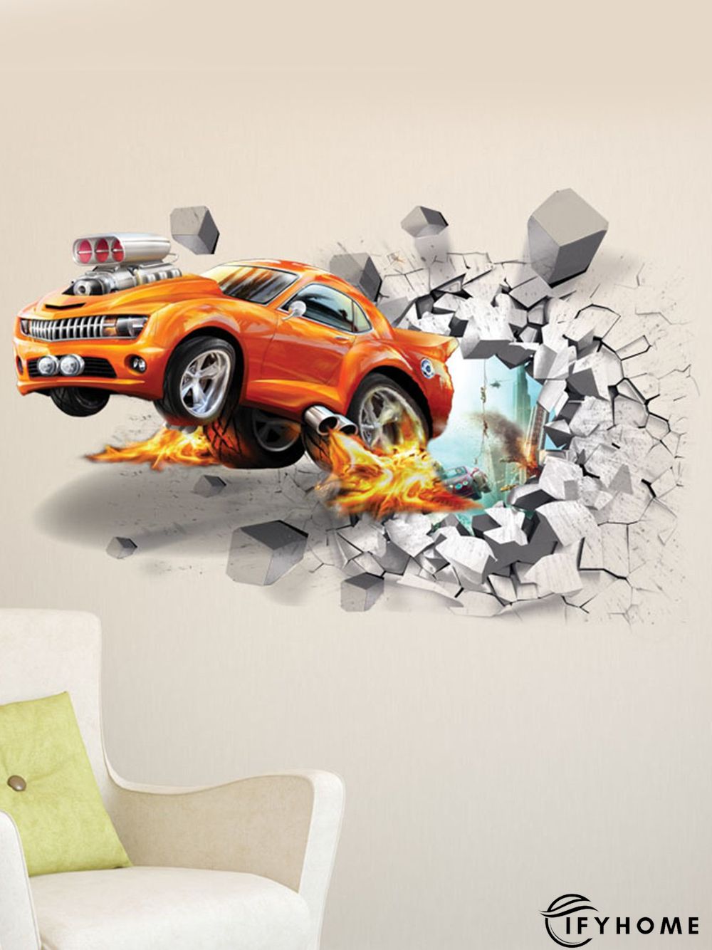 3D Creative Dinosaur Decorative Sticker Bedroom Wall Sticker | IFYHOME
