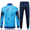 Joyfball 2024/2025 Chelsea Long Zipped Jacket Blue Ink Ejection Football Shirt 1:1 Thai Quality