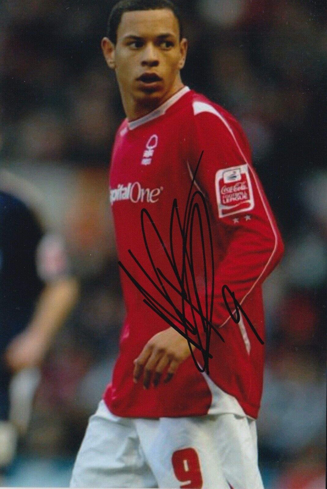 NATHAN TYSON HAND SIGNED 6X4 Photo Poster painting - FOOTBALL AUTOGRAPH - NOTTINGHAM FOREST 4.