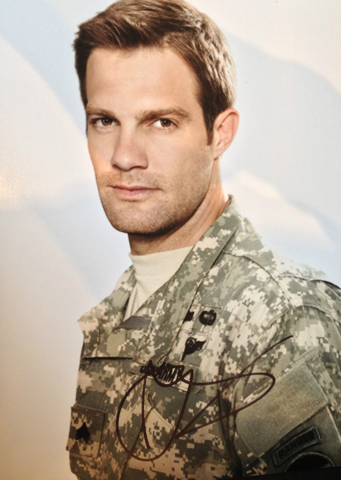 GEOFF STULTS - WEDDING CRASHERS ACTOR - EXCELLENT SIGNED COLOUR Photo Poster paintingGRAPH