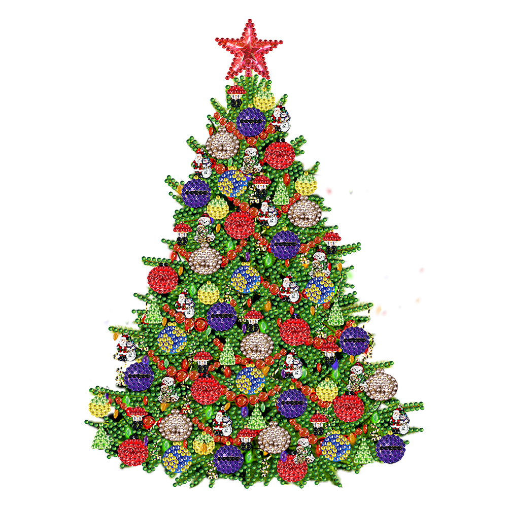 

Christmas Tree - Special Shaped Diamond Painting - 30*40CM, 501 Original