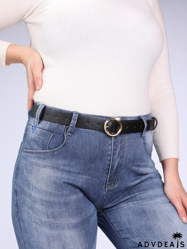 Gold Buckle Plus Size Belt