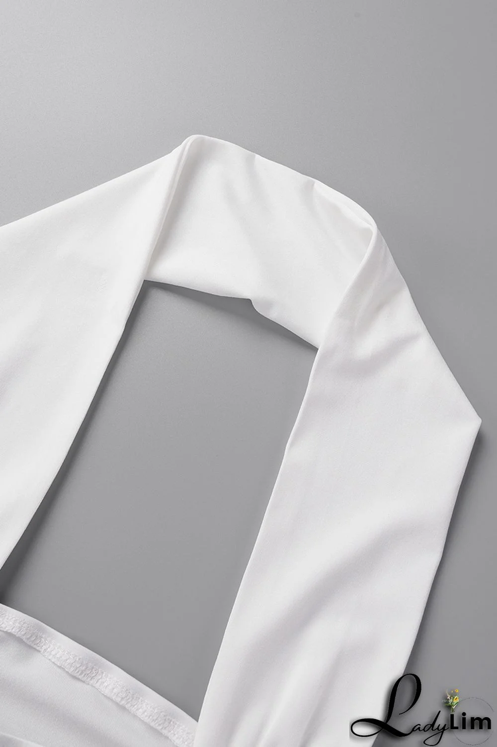 Black Sexy Solid Patchwork Halter Tops