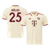 M&Uuml;LLER #25 Bayern Munich Third Away Authentic Soccer Jersey 2024/25 &ndash; UCL