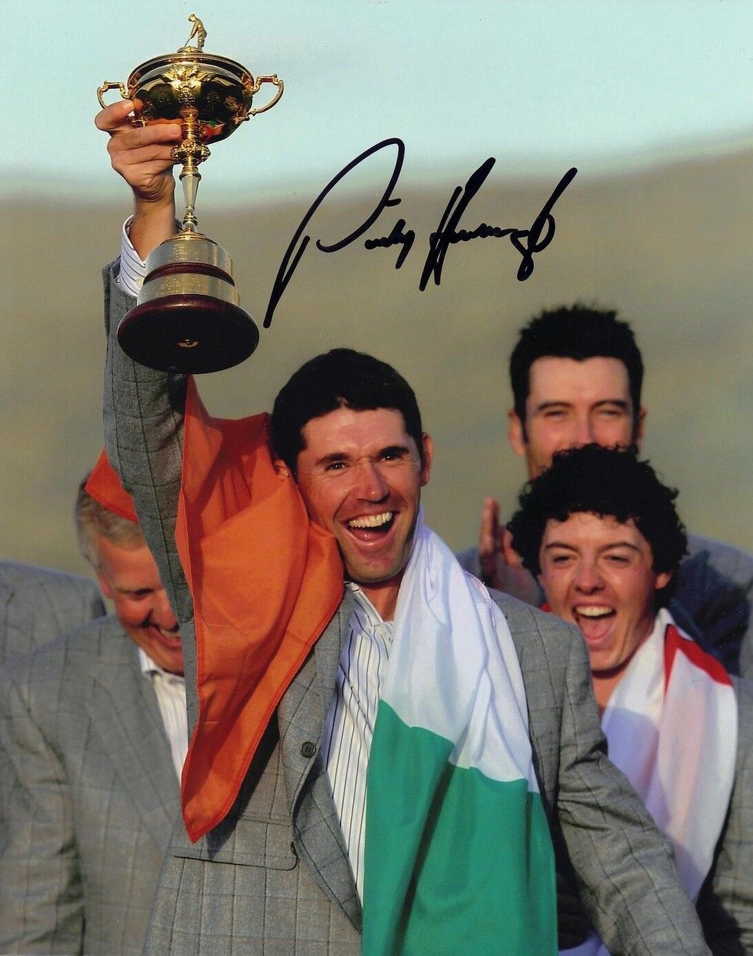 Padraig Harrington Signed 10X8 Photo Poster painting Ryder Cup Winner AFTAL COA (3027)