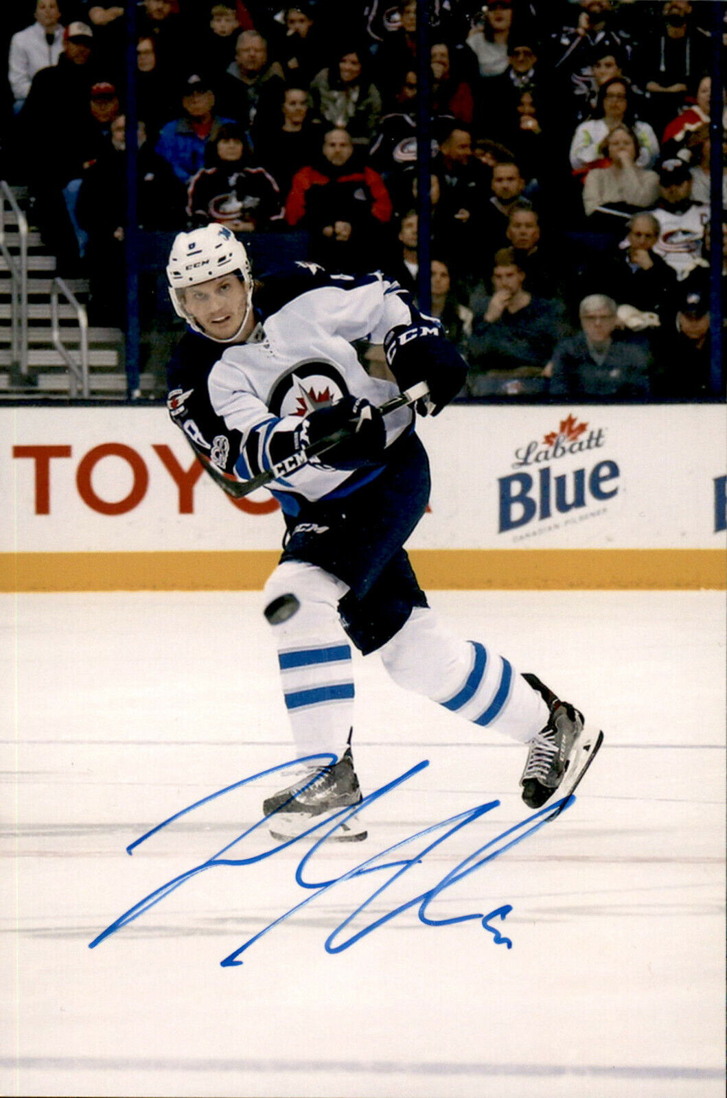 Jacob Trouba SIGNED autographed 4x6 Photo Poster painting WINNIPEG JETS #2