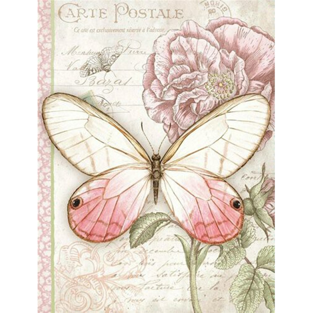 

Butterfly - Round Drill Diamond Painting - 35*45CM, 501 Original