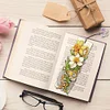 3Pcs Special Shaped Daffodils DIY Diamond Painting Bookmark Making Kit for Home
