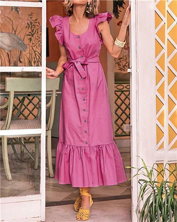 Sleeveless Beach Holiday Elegant Women Fashion Maxi Dresses - Chicaggo