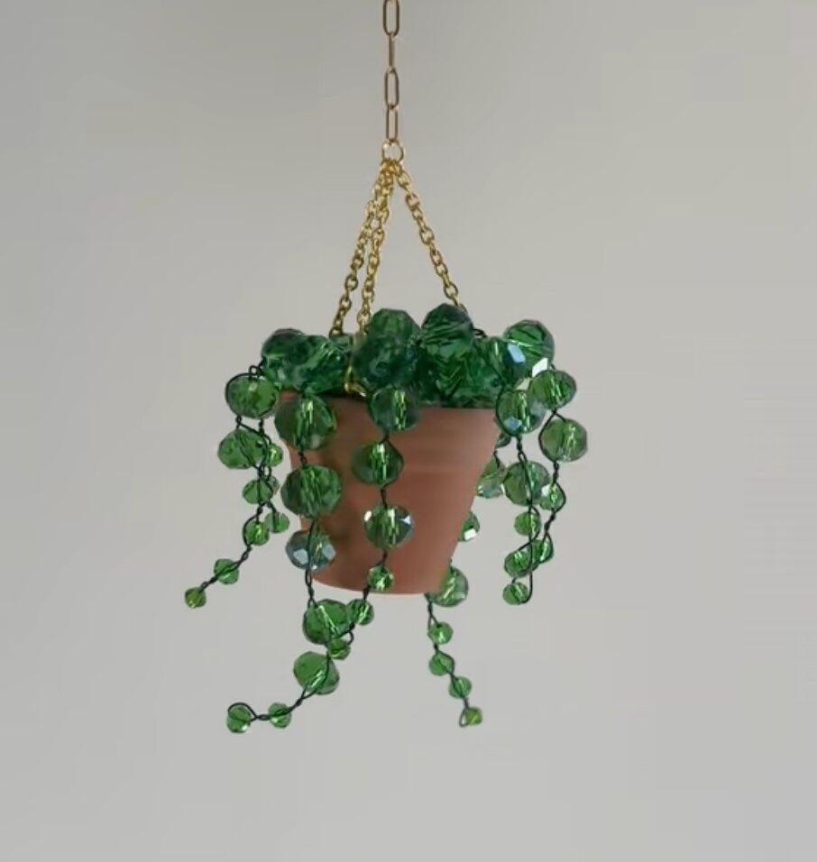 Plant suncatcher window photo note