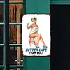 Pin Up Girl - Vintage Metal Signs - 20*30cm/30*40cm