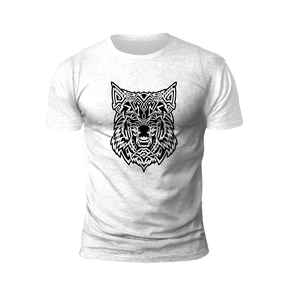 Fierce Norse Wolf: A Symbol of Valhalla T-shirt