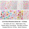  3514pcs DIY Self-Adhesive Gem & Rhinestone Stickers Sparkling Jewel Stickers for Crafts & Decorations