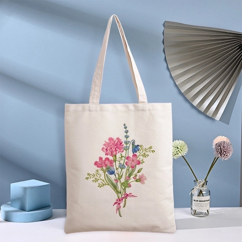 Women’s Casual Flower Shopping Bags