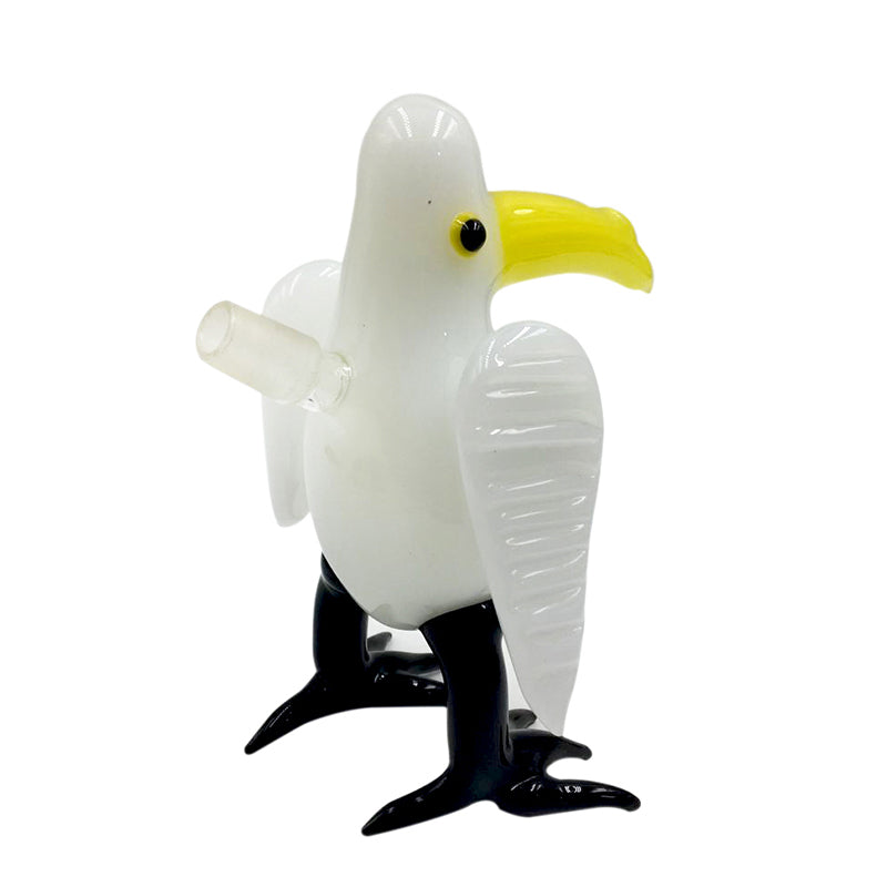 Albatross Seagulls Bird Single Glass Hand Pipe