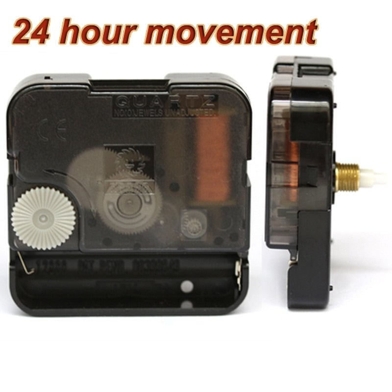 24 Hour Movement DIY Quartz Mechanism Classic Clock Motor Repair Parts Home Decor 24 hours A Circle Clockwork Essential Tools