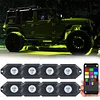 LED Car Chassis Lights Off-Road Lights RGB Fantasy Rock Lights ATV SUV Boat Motorcycle Car Lights Modification