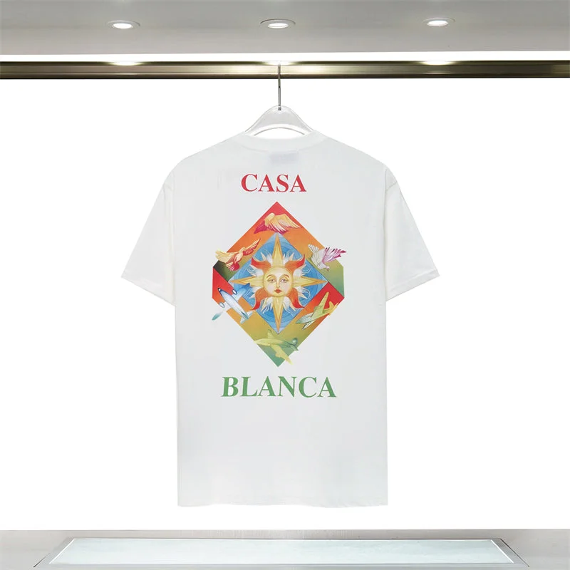 Casablanca 2023 new fashion T-shirt short sleeves