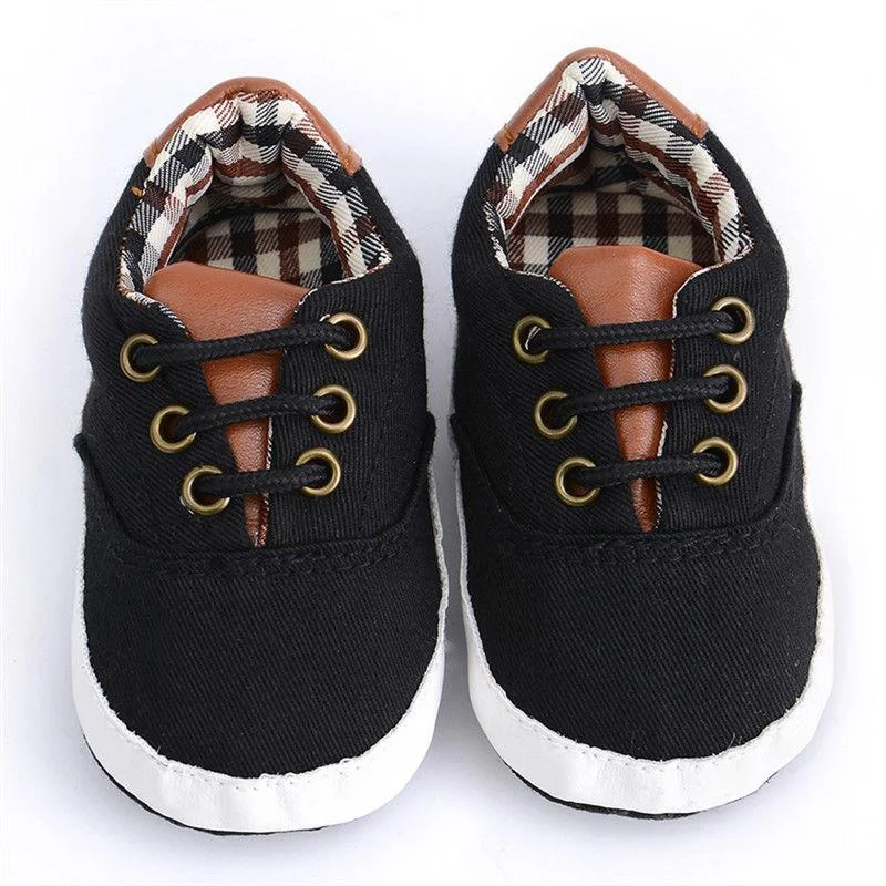 2019 Baby Summer Shoes Newborn Baby Girl Boys Causal Bow Anti-slip Shoes Plaid Patchwork Soft Sole Sneakers Prewalker 0-18M