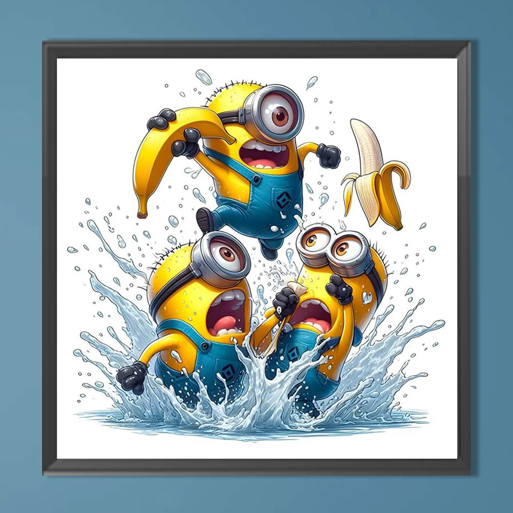 Diamond Painting - Full Round Drill - Minions(Canvas|40*40cm)