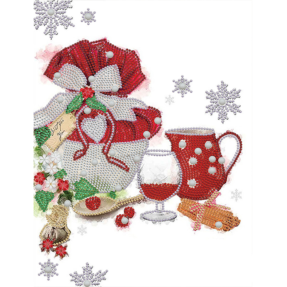 

Christmas Atmosphere - Special Shaped Diamond Painting - 30*40CM, 501 Original