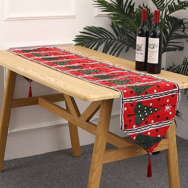 Creative Cloth Flag Christmas Decoration For Table Home