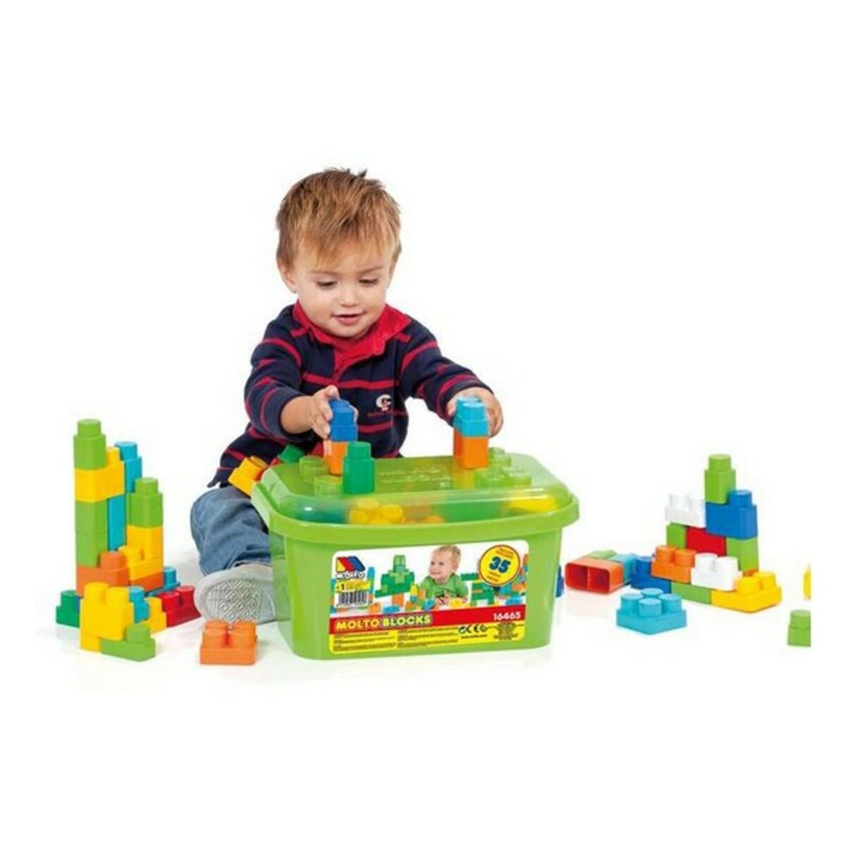Building Blocks Game Molt&oacute; (35 pcs)