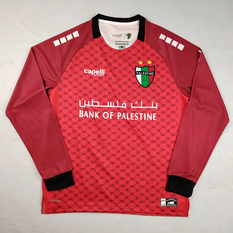 2025 Palestine long sleeve red jersey