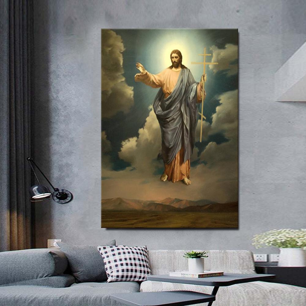 Jesus Preaching The Gospel Canvas Wall Art 
