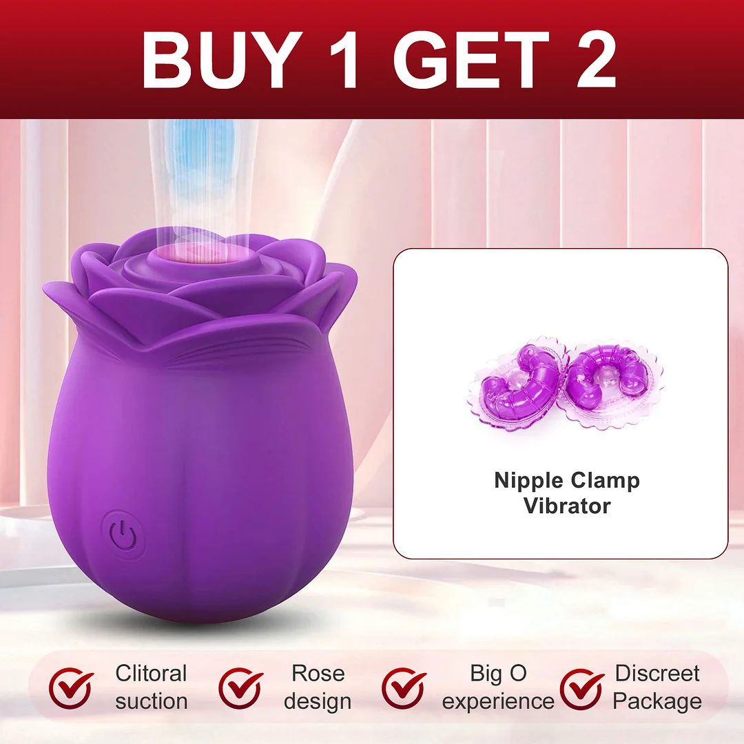 Rose Sucking Clitoris Sucker Sucking Vibrator