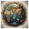 Earth Creatures - 14CT Stamped Cross Stitch - 50*50cm