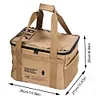 20 L Picnic Bag Camping Storage Bag Portable Camping Hiking Meal Bag with Handle
