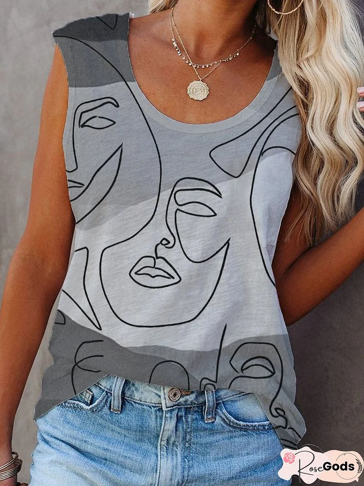 Sleeveless Casual Shirts & Tops