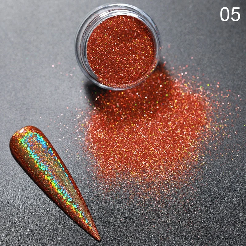 1g Glitter Nail Sequins iridescent Powder Shining Irregular 3D Hexagon Colorful Sequins Summer Popular DIY Nail Art Decoration-Nail Inspo