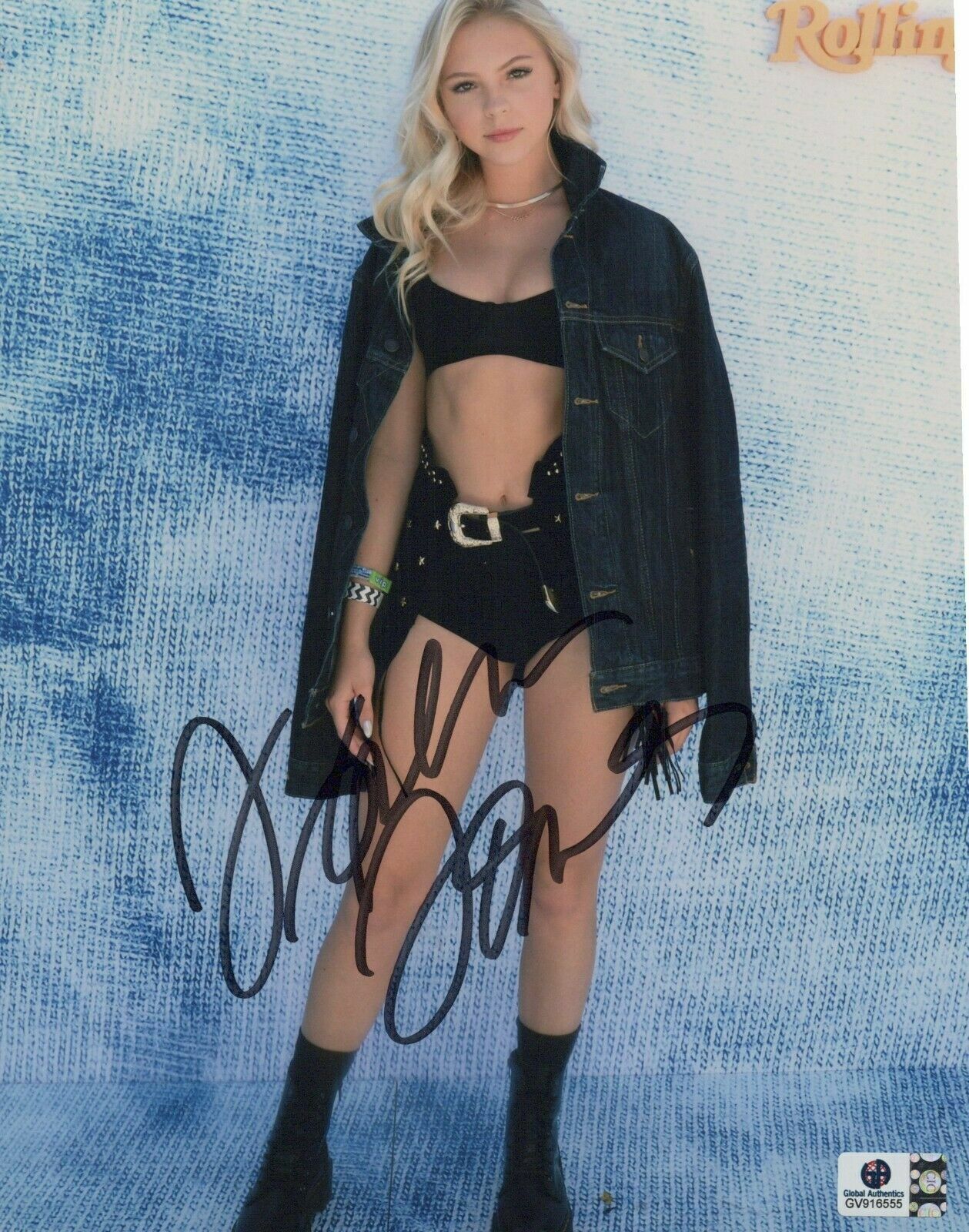 Jordyn Jones authentic signed autographed 8x10 Photo Poster paintinggraph GA COA