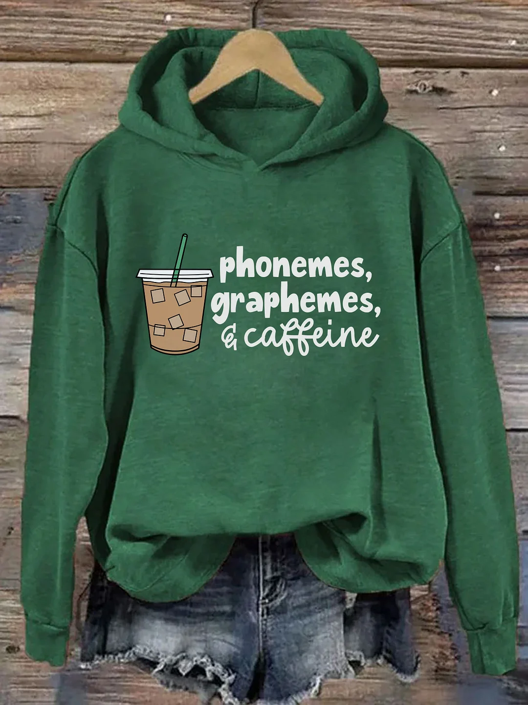 Phonemes Graphemes And Caffeine Hoodie