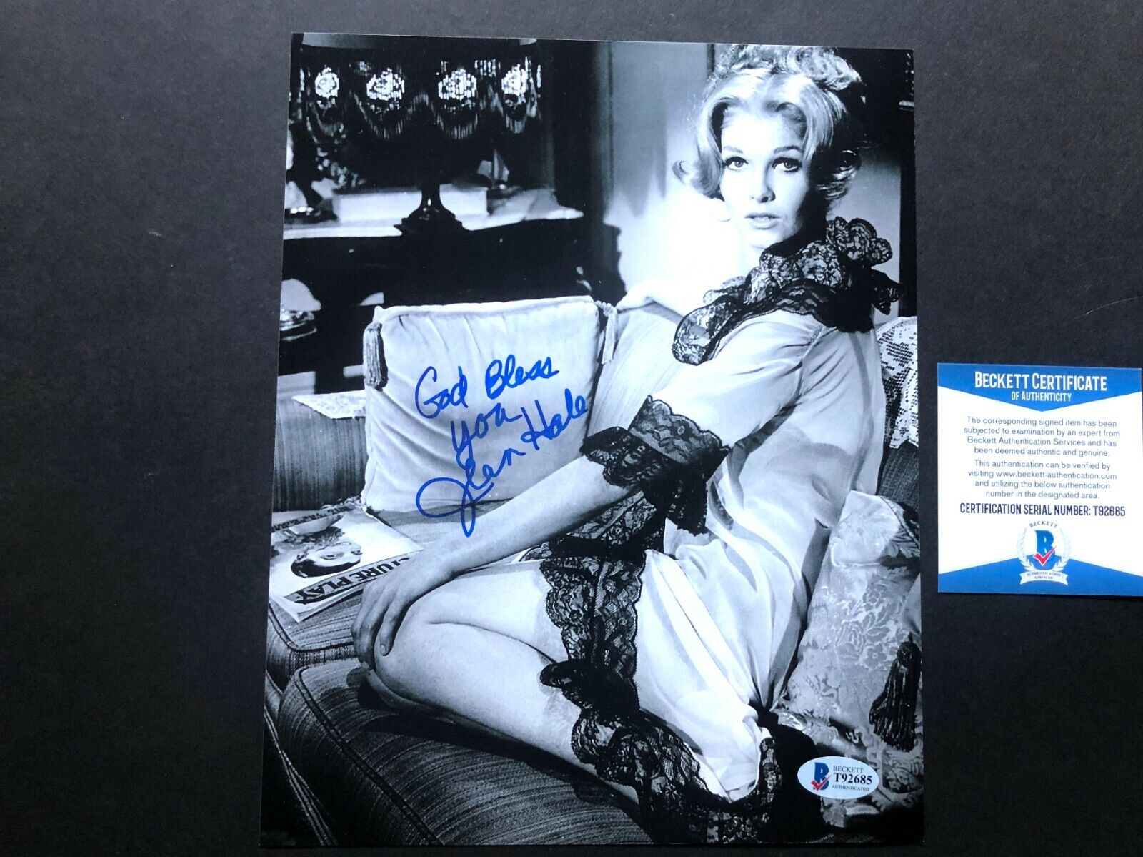 Jean Hale Hot! signed autographed classic sexy 8x10 Photo Poster painting Beckett BAS coa