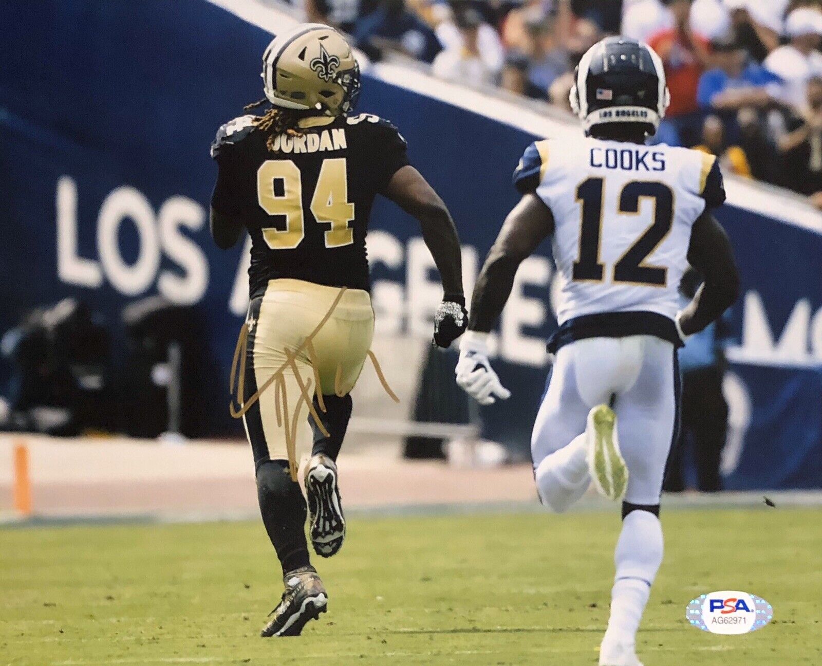 Cam Jordan Signed Autographed New Orleans Saints 8x10 Photo Poster painting Super Bowl Psa/Dna