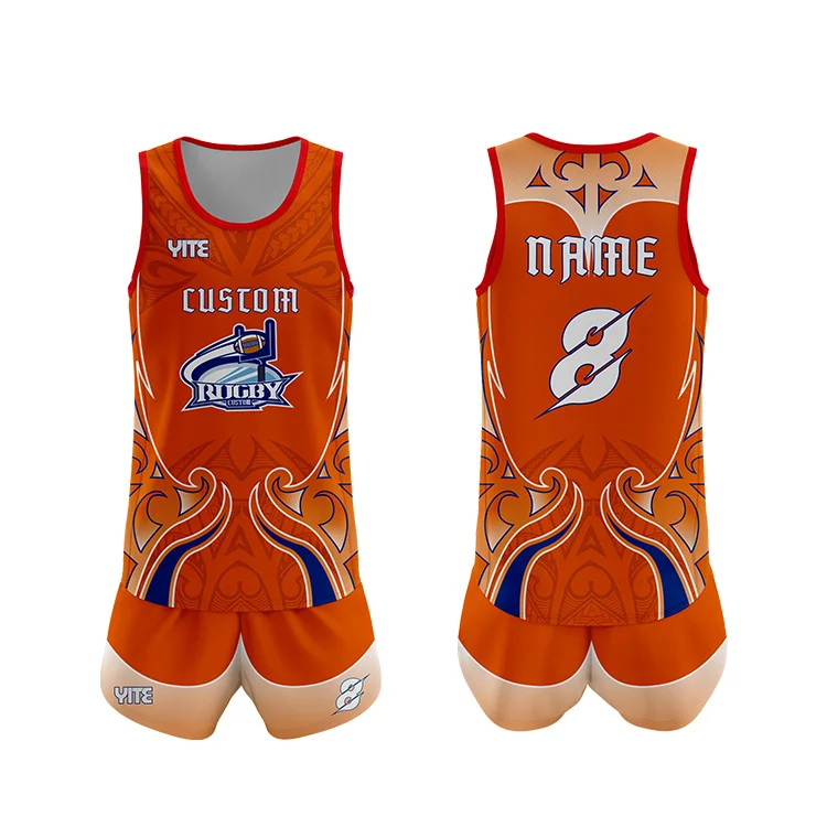 Sublimated Custom Oem Touch Football Singlet 