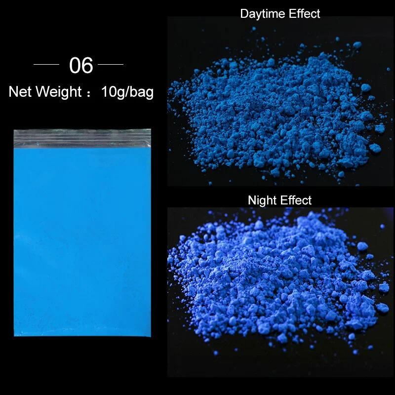 Fluorescent Nail Powder Neon Pigment Powder Nail Glitter Ombre Chrome Dust Gel Polish For 3D Nail Art Decoration-Nail Inspo