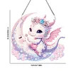 Diamond Painting Moon Dinosaur Baby Hanging Pendant for Home Wall Decor