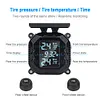 Solar Motorcycle TPMS LCD Display TPMS Tire Pressure Alarm Monitor Wireless TPMS