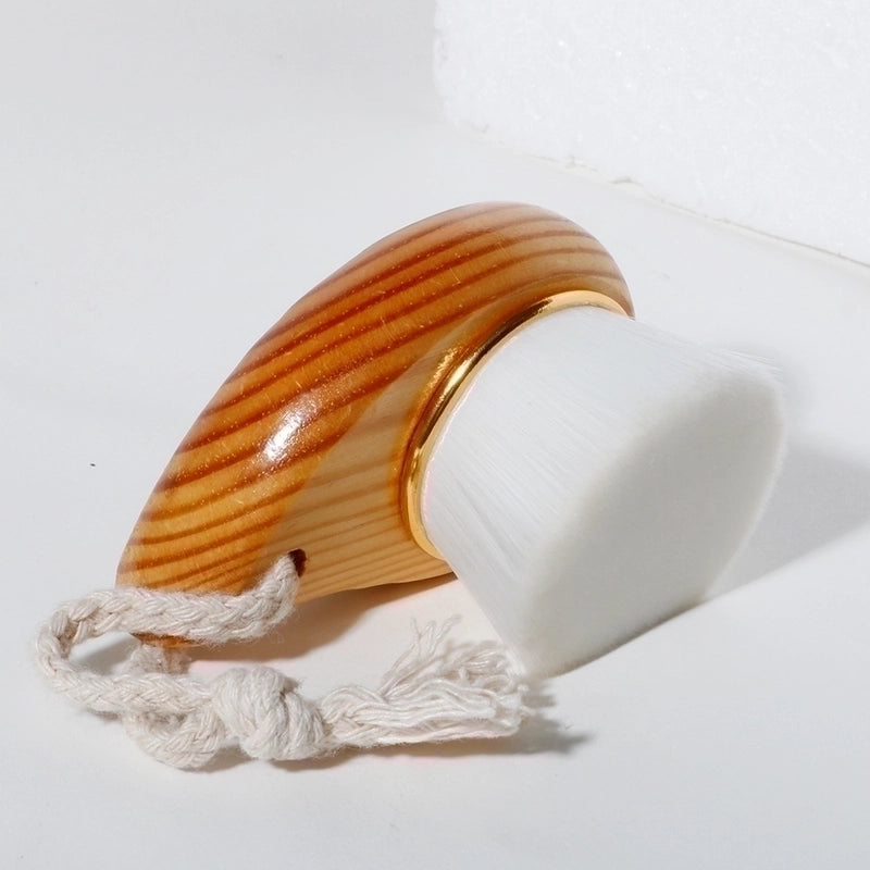Beech Wooden Handle Facial Cleansing Brush