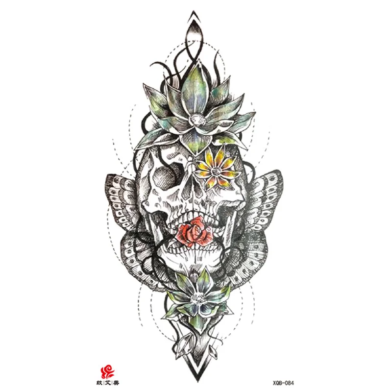 Sdrawing Temporary Tattoo Sticker Tiger Lion Wolf Mermaid Rose Arm Tattoo Hipster Tattoo Man Woman Tattoo Body Art Tatuajes