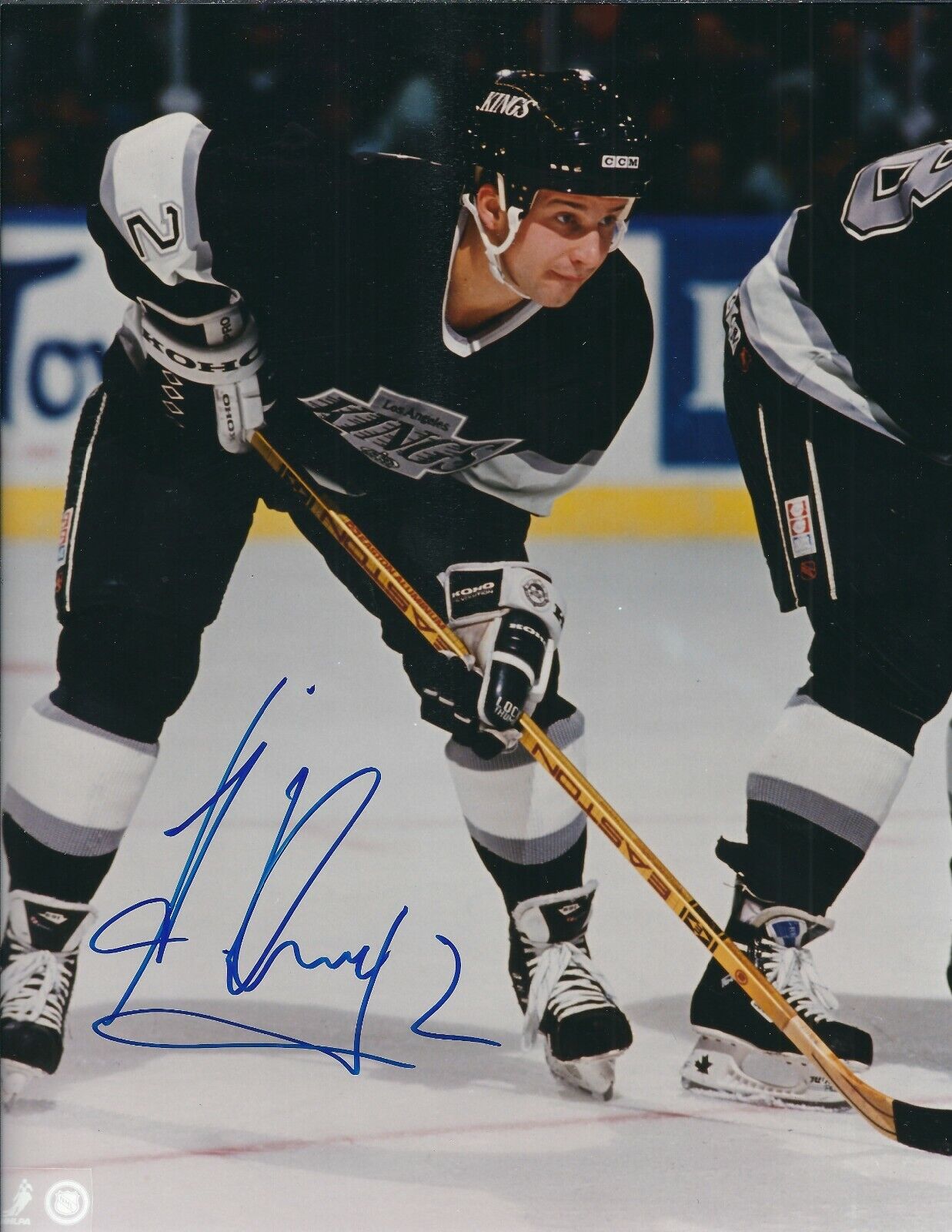 Signed 8x10 ALEXEI ZHITNIK Los Angeles Kings Autographed Photo Poster painting - COA