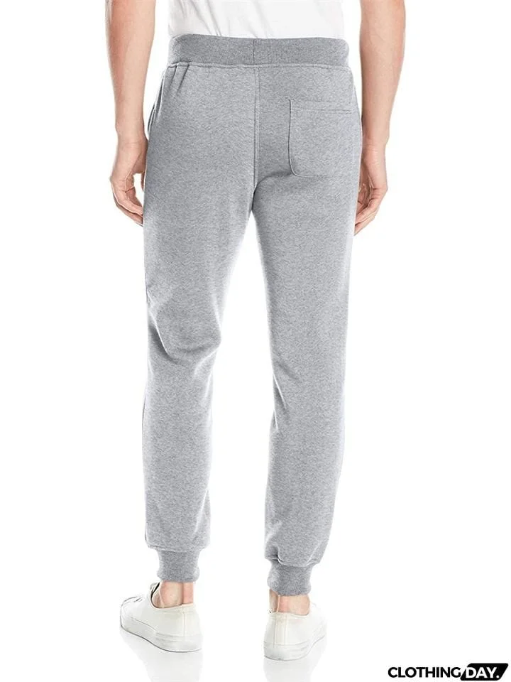 Men's Comfy Casual Daily Wear Sporty Fastening Pants