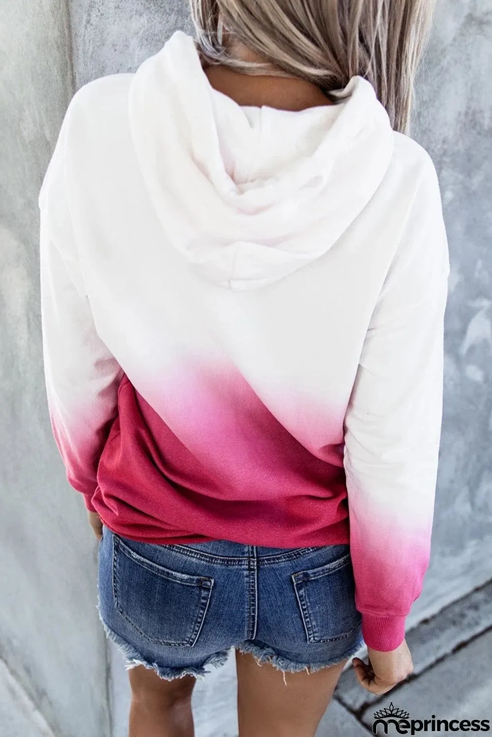 Gradient Long Sleeve Hoodie