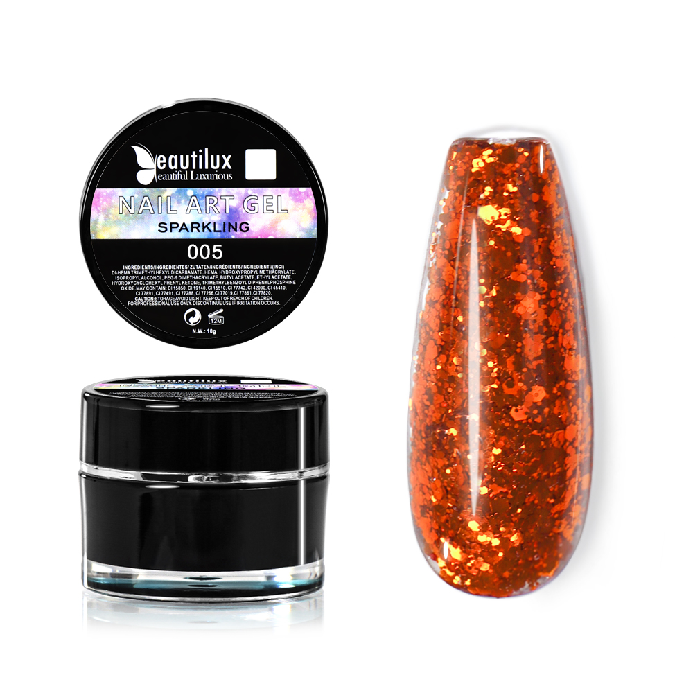 COULEUR PAILLETTES GEL POUR ONGLES| BHCB-05