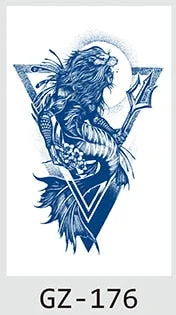 Temporary Waterproof Tattoos Stickers Navigator Compass Totem Flower Juice Ink Men Women Girl Chest Arm Fake Tatoo Drop Shipping