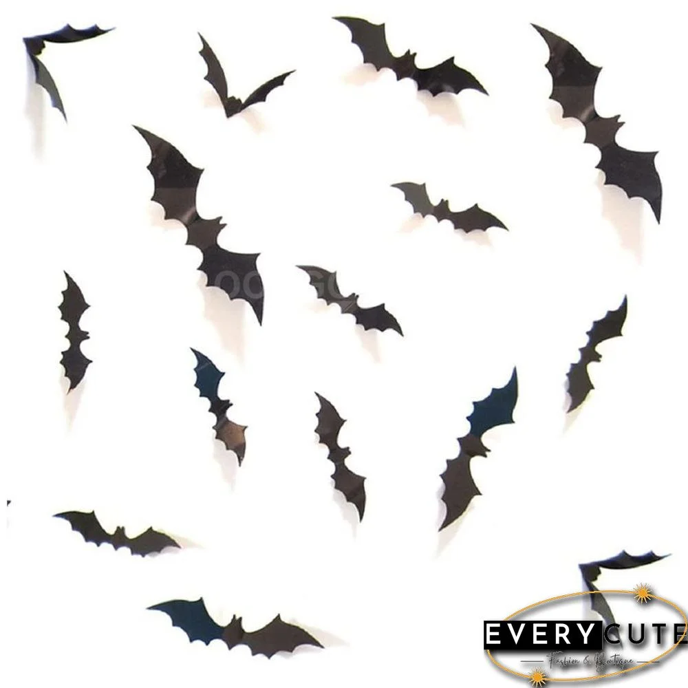 3D PVC Bat Wall sticker For Halloween Decoration